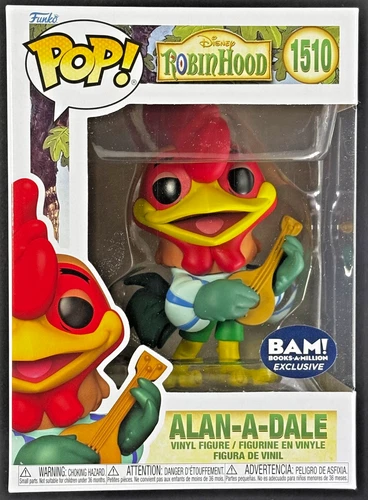 FUNKO POP VINYL ALAN-A-DALE BAM EXCLUSIVE #1510 DISNEY ROBIN HOOD LE