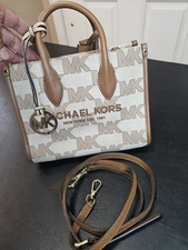 Michael Kors Jet Set Small Top Zip Satchel Crossbody Bag 35G7ZC5J MK...