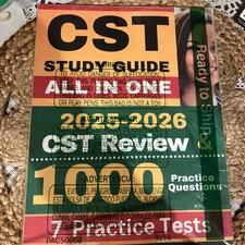 CST Study Guide: All-in-One CST Review + 1000 Practice Questions—brand new 