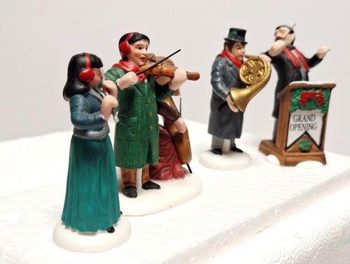 Department 56 Heritage Village "Chamber Orchestra" 4er Set Intro 97 Retired 99 - Bild 3 von 11