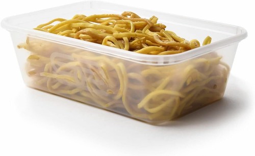SATCO 650ml PLASTIC CONTAINERS TUBS CLEAR WITH LIDS MICROWAVE FOOD SAFE TAKEAWAY - Picture 16 of 19