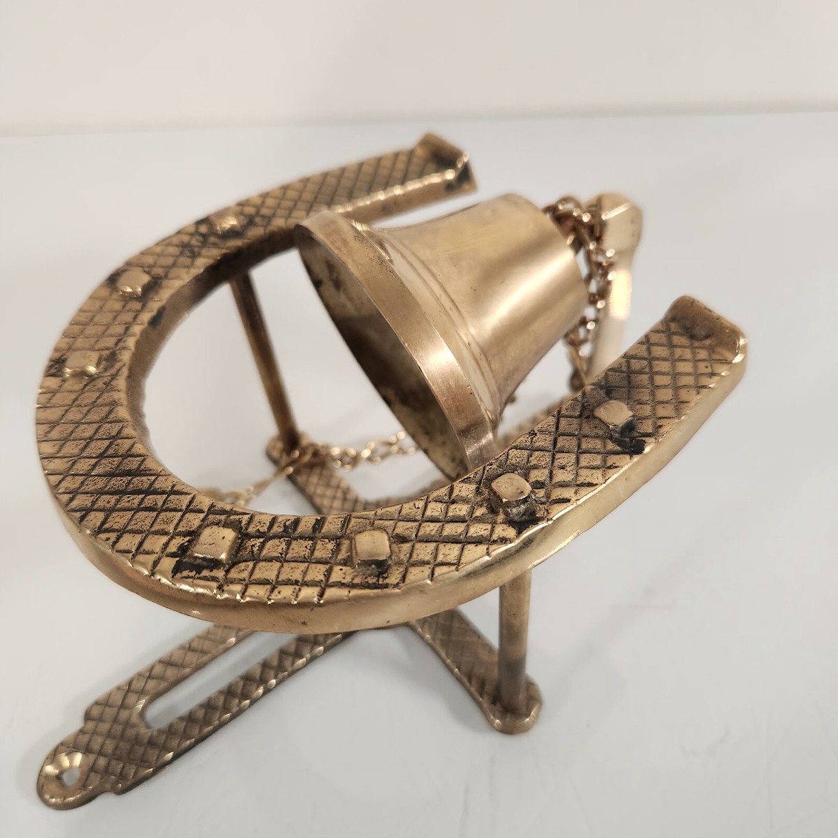 小物 narrow P'S GUARDIAN BELL BRASS PORKCHOP GARAGE SUPPLY - P's GUARDIAN BELL (BRASS