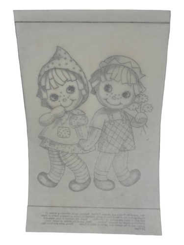 Cuadros sin pintar Tri-Chem para pintar RN21179 muñeca de trapo niño y niña 4 cuadros - Imagen 4 de 8