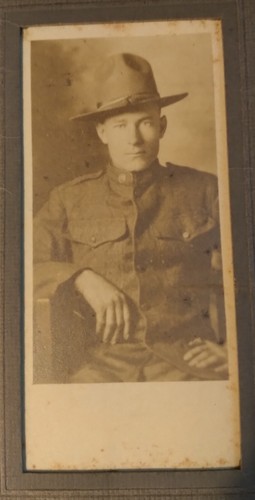 World War I Studio Photograph Doughboy WWI WW1 - Picture 2 of 4