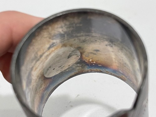 Antique Silver Plated Napkin Ring w/ Floral Decoration - Picture 8 of 8