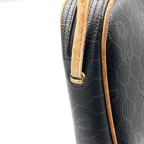 Dior Shoulder Bag Purse Honeycomb Pvc Leather Brown Authentic - Picture 9 of 23