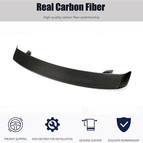 Real Carbon Fiber Rear Trunk Spoiler Wing For Audi TT MK2 TTS 8J A5 A6 A7 08-11 - Picture 8 of 12
