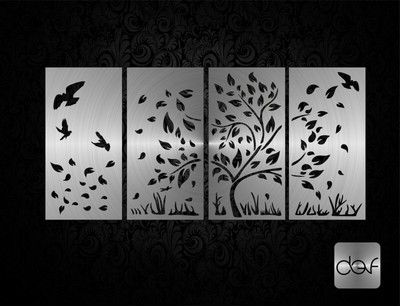 DXF File For CNC PLASMA ROUTER Laser Cut Vector DXF wall art TREE PANEL