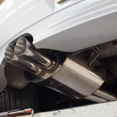 BMW Z4 E85/E86 06-09 Scorpion Resonated Caback Exhaust S/S Polished Daytona Tip - Picture 5 of 11