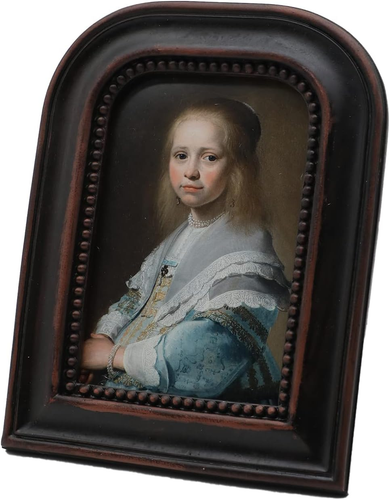 4x6 Vintage Picture Frame, Antique Ornate Rustic Brown Photo Frame, for Tabletop - Picture 5 of 12