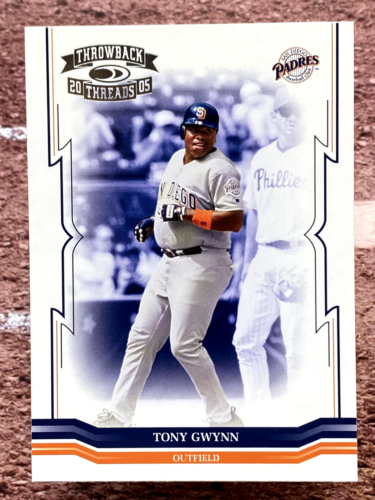 2005 Donruss Throwback Threads Blue Century Proof /150 Tony Gwynn #299 - 第 1/2 張圖片