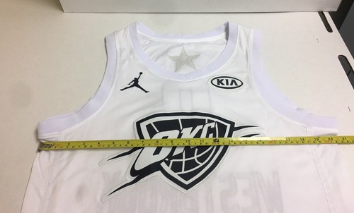 “NIKE”Authentic(NBA)Russell Westbrook OKC SWINGMAN Basketball Jersey / Size - 44 - Picture 8 of 9