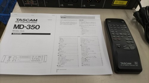 TASCAM MD-350 MINI DISC PLAYER RECORDER MD DECK USED - Picture 2 of 12