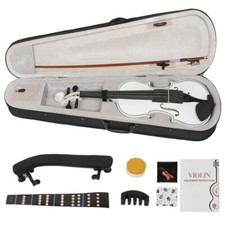 Full Size 4/4 Violin Set for Beginners For Adults with Hard Case Bow Rosin NEW
