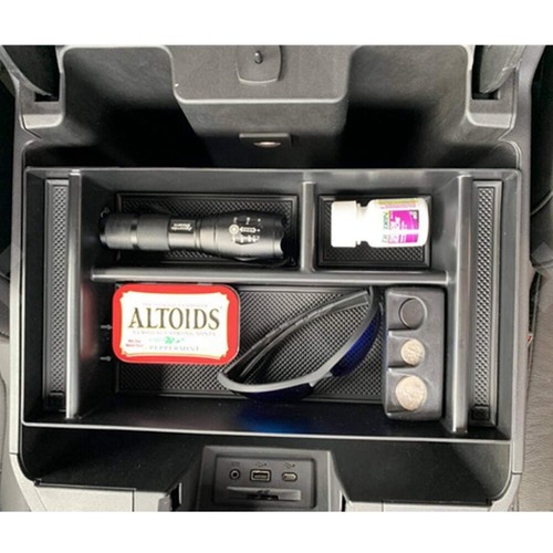 Center Console Armrest Storage Box Organizer Tray Fit for Silverado GMC Sierra - Picture 7 of 12