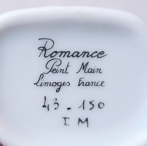 Limoges Francia "Romance" Miniatura Píldora Baratija Caja 389 - Imagen 5 de 5