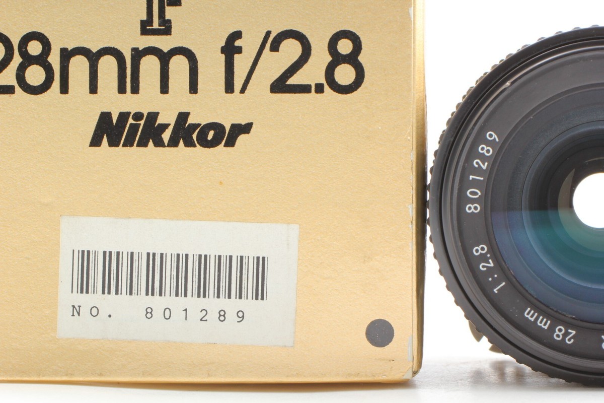 【C7298】ニコン Ai-s AIS ニッコール 28mm f/2.8 MF Nikon NIKKOR 28mm f/2.8 Ai-S