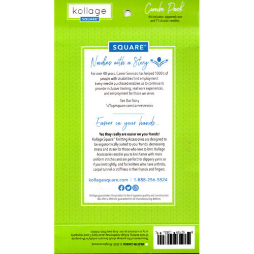Kollage ::Square® 3,5" komplettes austauschbares Kit:: 11 Paar, feste & weiche Kabel - Bild 2 von 5