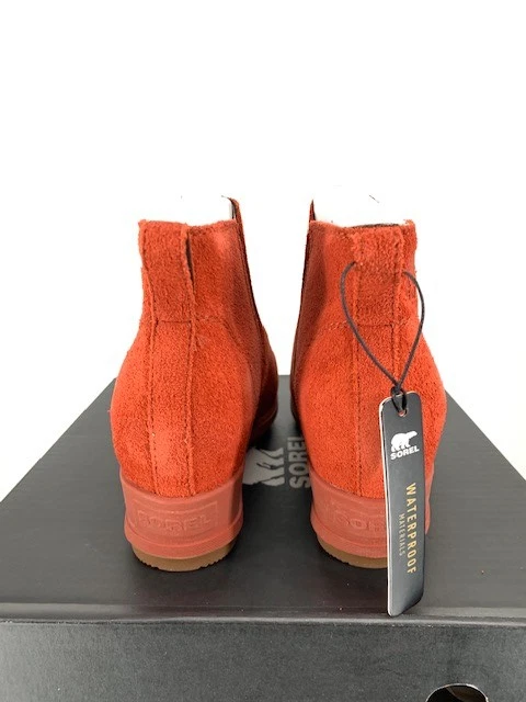 Sorel Evie Botines de Cuña Pull On WarpRed Mujer Impermeable Bota de Lluvia NL4910-849 Foto 4 de 4