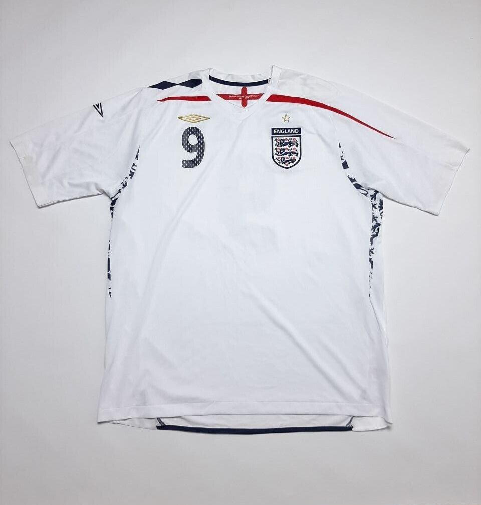 イングランド代表 ルーニー 9番 ユニフォーム　07-09 UMBRO L イングランド代表 ルーニー 9番 ユニフォーム 07-09 UMBRO L