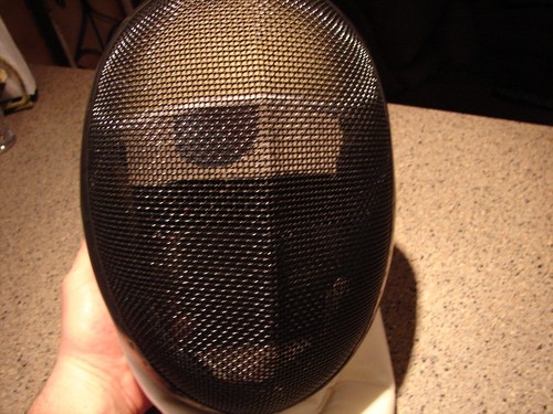 NOS R. Tissu 350 NW Blue Gauntlet Fencing Helmet MOO1-BG 3 Weapon Level 1 400NW - Picture 4 of 11
