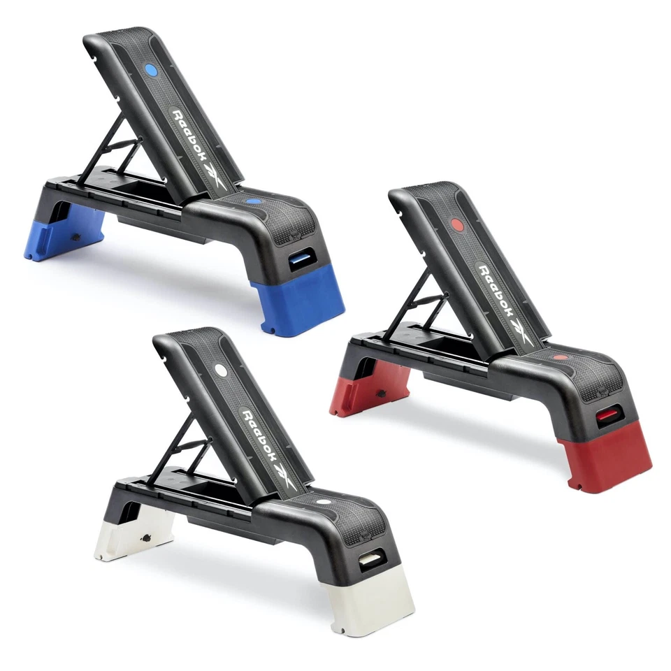Reebok Deck Step Bench Fitness Workout verstellbar Stepper Aerobic Gym Training - Bild 1 von 1
