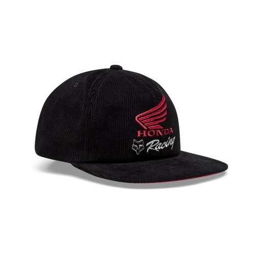 New Fox Racing Black Honda Racing Adjustable Hat - Picture 1 of 2