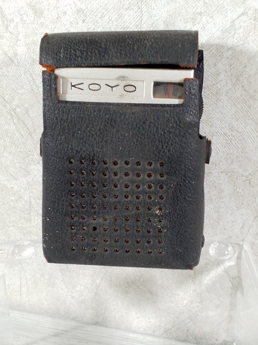 Koyo Japan TRANSISTOR POCKET RADIO Model KTR-632 + COVER | eBay