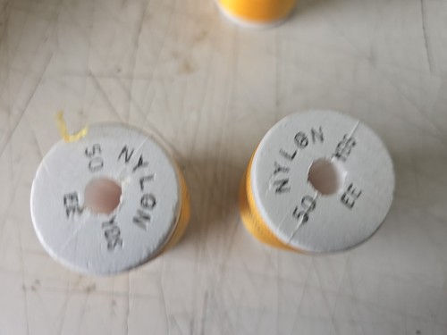 Vintage Gudebrod gold wind 50 Yds Size ee Rod Thread lot of 3 - Picture 6 of 7
