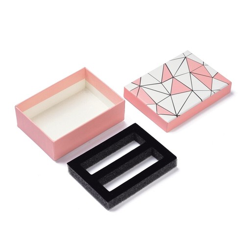 20x Lipstick Box Lip Gloss Wrapping Paper Case Boxes Pink with Raffia or Sponge - Picture 8 of 8