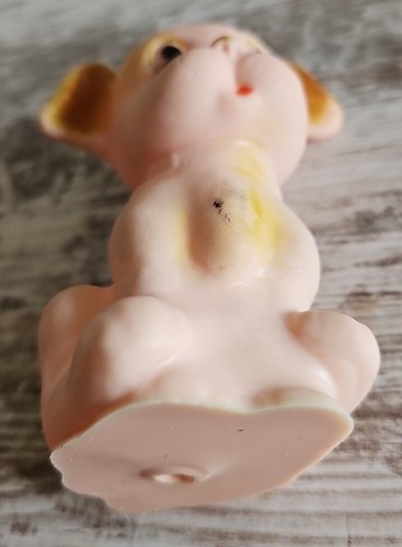 Juguete chirrido vintage perro rosa - Imagen 9 de 15