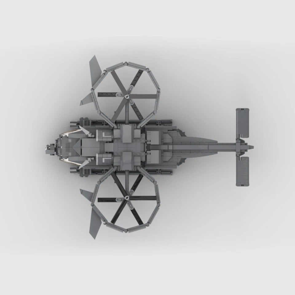 MOC: RDA Helicopter / Human Rotorwing General Utility Aircraft 931 Pieces - Image 4 of 4