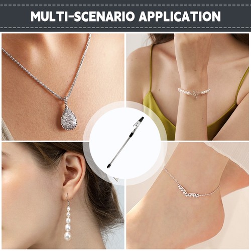 3 Pieces Bracelet Helper Tool Jewelry Helpers, Bracelet Fastener Helper for Fast - Foto 10 di 14