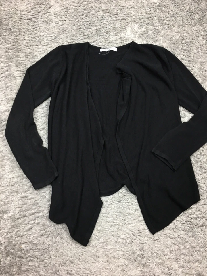 Cárdigan Company Ellen Tracy para mujer talla grande frente abierto acrílico Foto 3 de 4