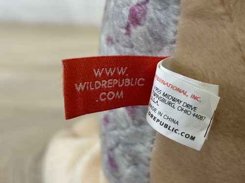 Wild Republic 15" TRICERATOPS Dinosaur Plush Columbus Zoo Souvenir Stuffed Toy - Picture 11 of 14