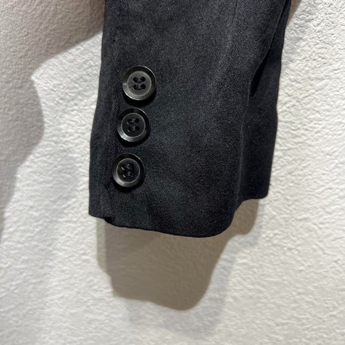 Y's Yohji Yamamoto Rayon Modified Short Length Tailored Jacket Blazer Double - Picture 4 of 12