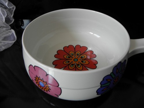 Kasserolle Fondue Topf Stieltopf Villeroy & Boch Prilblume feuerfester Boden - Bild 3 von 5