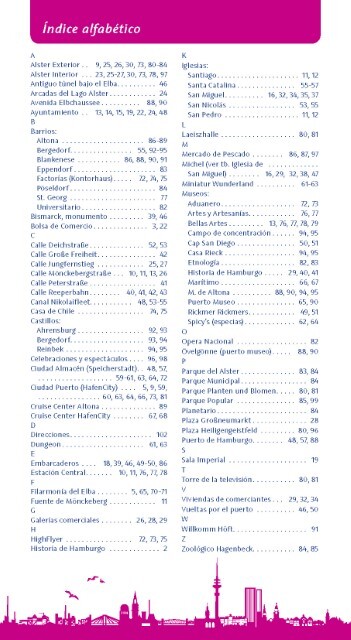 Thumbnail - Stadtführer Hamburg Spanisch Wolfgang Kootz 9783938541210