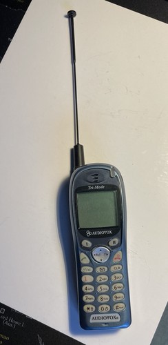 Téléphone portable vintage Audiovox Tri-Mode CDM-9100 avec chargeur - objet de collection - Photo 3 sur 7