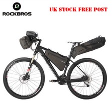 RockBros Bicycle Bike Frame Saddle Bag Handlebar Panier Rack Bag Waterproof 15L