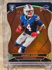 2024 Panini Totally Certified Mirror Platinum Red Die-Cut James Cook  /175 #12