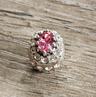 Chamilia JEWELED CLUSTER Rose Swarovski Sterlingsilber Perle.