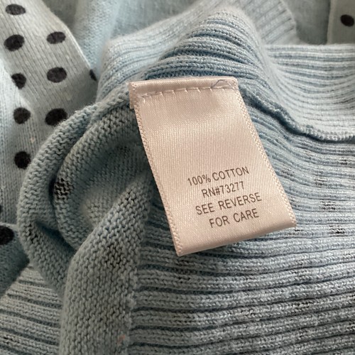 so wear it declare it Girls Cardigan Sz XL Blue Short Sleeve 100% cotton - Picture 4 of 6
