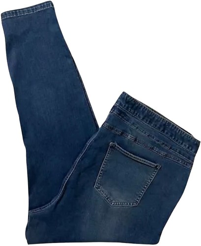 RUE 21 rue21 "Abby" High Waist Blue Stretch Jegging Pockets Zip Women's Size 24R