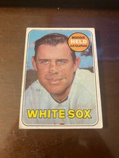 1969 Topps baseball high number #636 WOODY HELD Chicago white sox