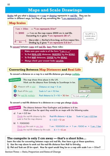 KS3 Maths Study Guide Foundation Level with Answer Key Stage 3 CGP 2025 X - Picture 12 of 15