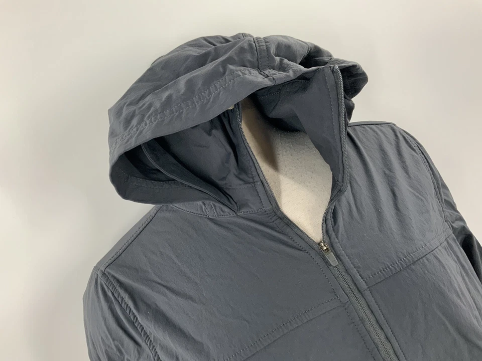 Chaqueta con capucha Exofficio Insect Shield para mujer S gris nailon elastano cremallera YGI K2-153 Foto 3 de 4