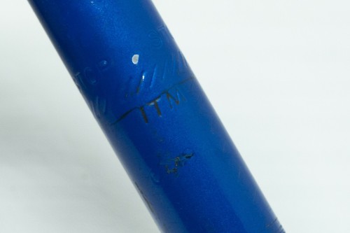 ITM SCAPIN STEEL VINTAGE QUILL STEM 25.8 1 INCH OLD MTB MOUNTAIN BIKE BLUE RETRO - Picture 5 of 6
