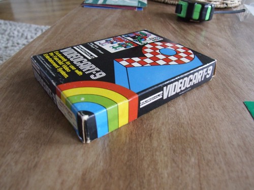O1 OFFERS COMBINE VINTAGE FAIRCHILD CHANNEL F VIDEOCART CIB - 9 DRAG RACE - Picture 3 of 6