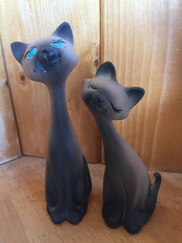 Siamkatzenfiguren 6 Zoll Handarbeit - Bild 1 von 8